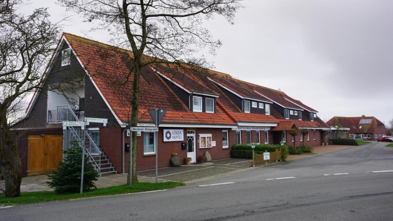 Logia Hotel garni Neuharlingersiel Esterno foto